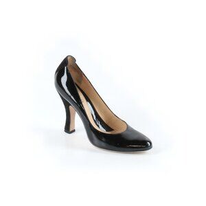 Women Boutique 9 BtSiana Siana Black Patent Leather Suede Pump Heel Shoe Size 9